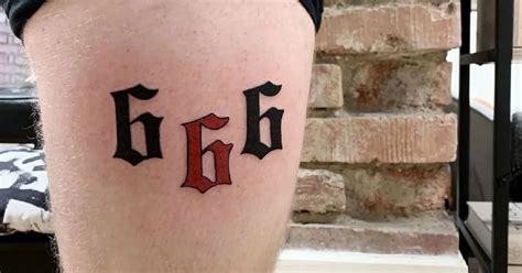 666 Tattoo Meaning: More than just the Number of the Beast!